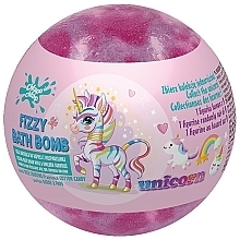 Парфумерія, косметика Бомбочка для ванни - Chlapu Chlap Fizzy Unicorn Bath Bomb Cotton Candy