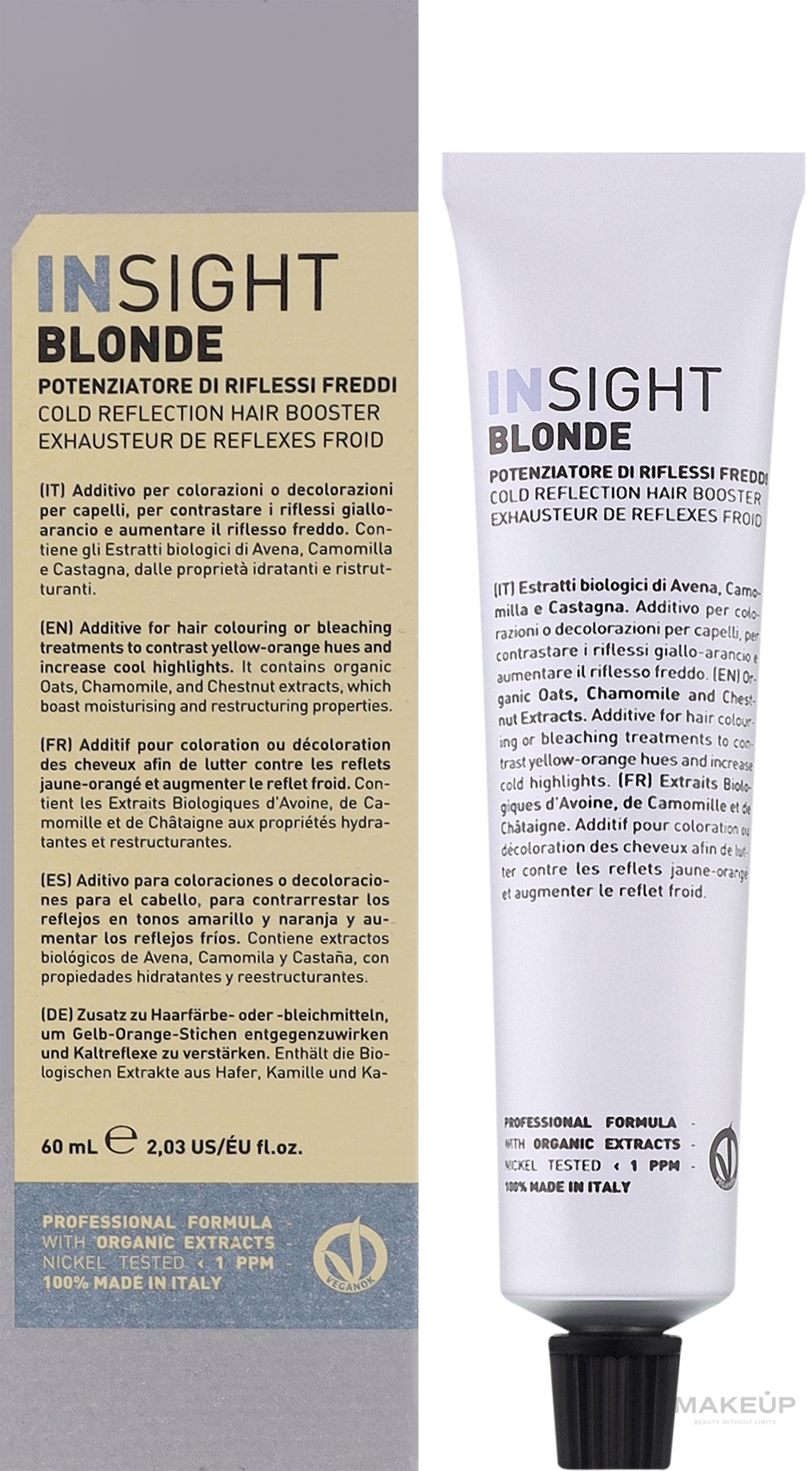 Бустер для волосся "Холодне віддзеркалення" - Insight Blonde Cold Reflection Hair Booster — фото 60ml