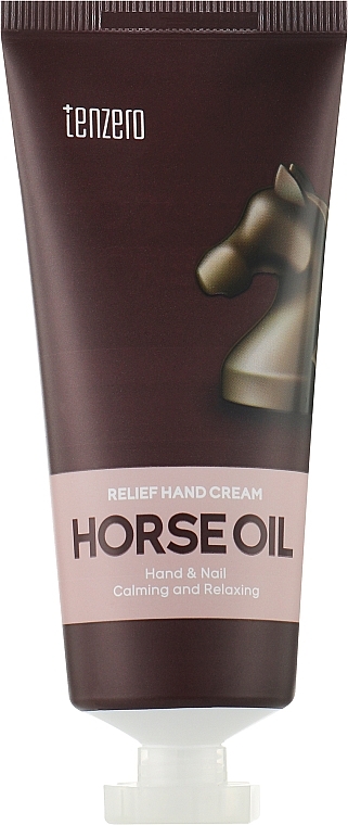 Рельєфний крем для рук з кінським жиром - Tenzero Relief Hand Cream Horse Oil — фото N1