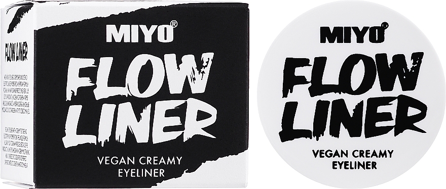 Веганская подводка для глаз - Miyo Flow Liner Vegan Creamy Eyeliner