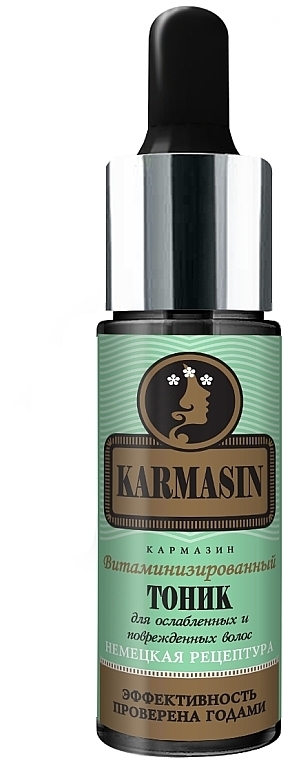Вітамінізований тонік для ослабленого і пошкодженого волосся - Pharma Group Laboratories Karmasin Toner Hair