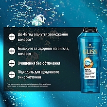 Шампунь для волос - Schwarzkopf Gliss Aqua Revive Moisturizing Shampoo — фото N3