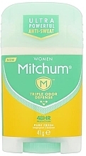 Парфумерія, косметика Дезодорант-стік для мужчин - Mitchum Women Triple Odor Defense 48HR Pure Fresh Antiperspirant & Deodorant