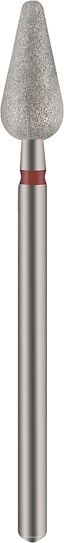Фреза алмазна червона "Груша", діаметр 5.0 мм - Divia DF018-50-R