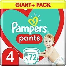 Парфумерія, косметика Підгузки-трусики Pants Розмір 4, 9-15 кг, 72 шт. - Pampers