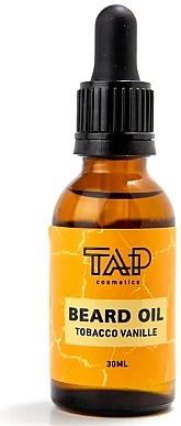 Масло для бороды "Tobacco Vanille" - TAP Cosmetics Beard Oil — фото N1