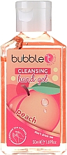 Парфумерія, косметика Антибактеріальний очищувальний гель для рук "Персик" - Bubble T Cleansing Hand Gel Peach