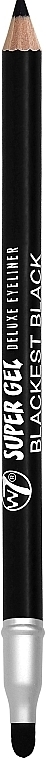 Карандаш для глаз - W7 Super Gel Deluxe Eyeliner Pencil — фото N1