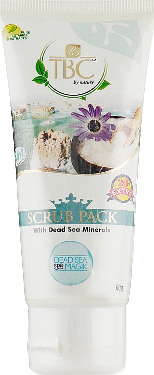 Скраб с морскими минералами - TBC Scrub Pack With Dead Sea Minerals — фото N1