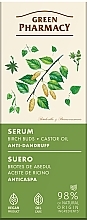 Парфумерія, косметика Сироватка проти лупи "Березові бруньки та касторова олія" - Green Pharmacy Serum Anti-Dandruff 