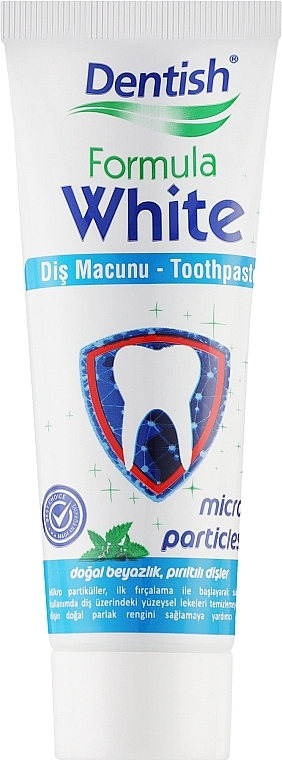 Зубная паста "Отбеливающая" - Dentish Formula White — фото N1