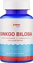 Диетическая добавка "Гинкго Билоба" , 20 мг - Sunny Caps Ginkgo Biloba — фото N1