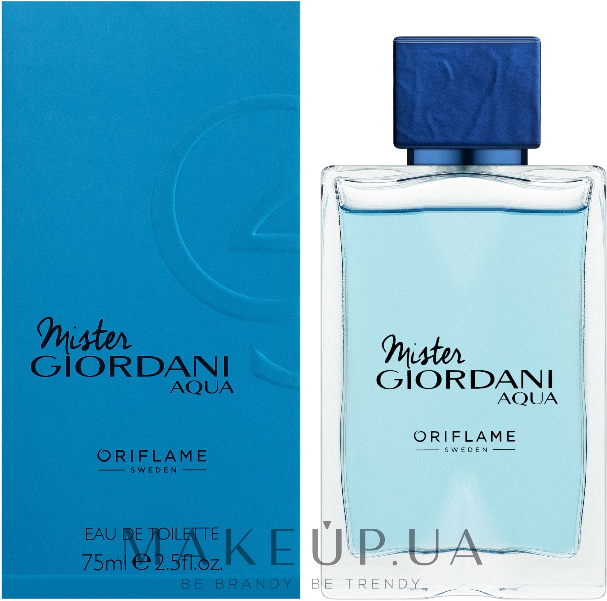 Oriflame Mister Giordani Aqua - Туалетная вода — фото 75ml