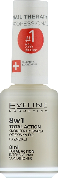 Средство для восстановления ногтей 8в1 - Eveline Cosmetics Nail Therapy Total Action 8 in 1