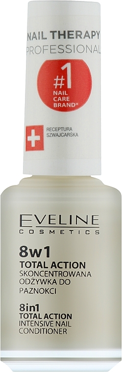 Засіб для відновлення нігтів 8 в 1 - Eveline Cosmetics Nail Therapy Total Action 8 in 1 — фото N1