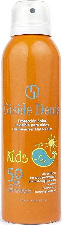 Солнцезащитный спрей для детей - Gisele Denis Clear Kids Sunscreen Mist SPF50 — фото N1