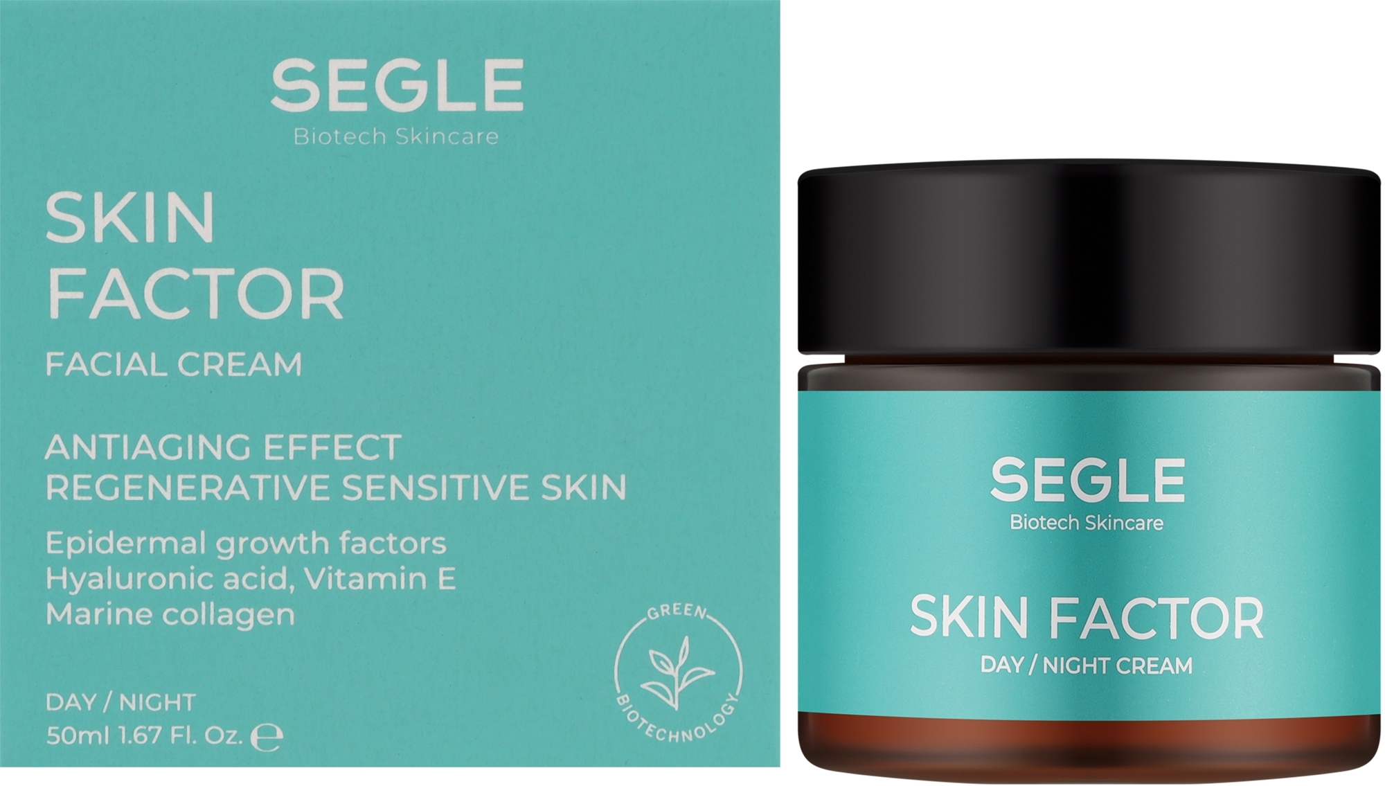 Регенеруючий крем проти старіння шкіри обличчя - Segle Skin Factor Cream — фото 50ml