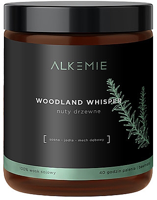 Соєва свічка з лісовим ароматом - Alkemie Woodland Whisper — фото N1