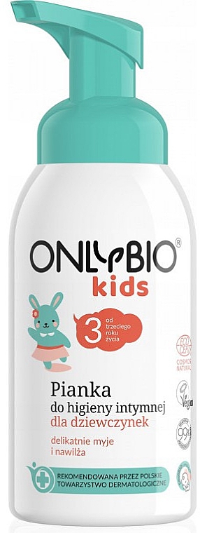 Пенка для интимной гигиены для девочек - Only Bio Kids — фото N1