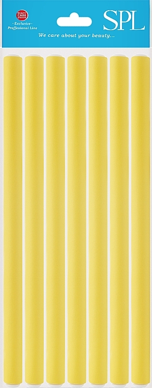 Гибкие бигуди 11820-1, 180/10 мм , желтые, 7 шт. - SPL — фото N1