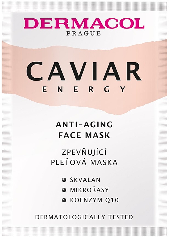 Антивікова маска для обличчя - Dermacol Caviar Energy Anti-Aging Face Mask — фото N1