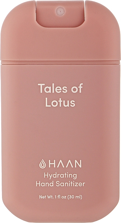Очищуючий та зволожуючий спрей для рук "Історії лотоса" - HAAN Hydrating Hand Sanitizer Tales of Lotus — фото N1