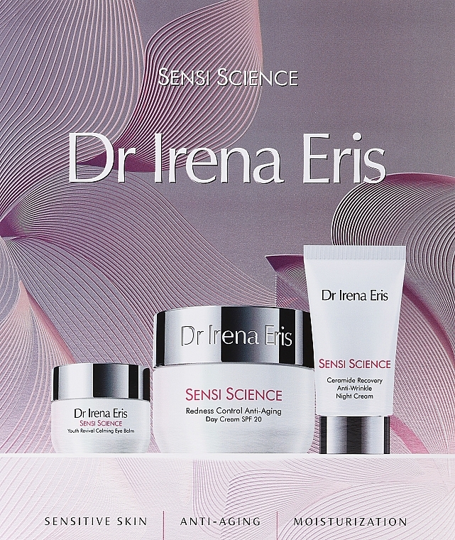 Набір - Dr Irena Eris Sensi Science (d/cr/50ml + n/cr/30ml + eye/balm/15ml) — фото N1