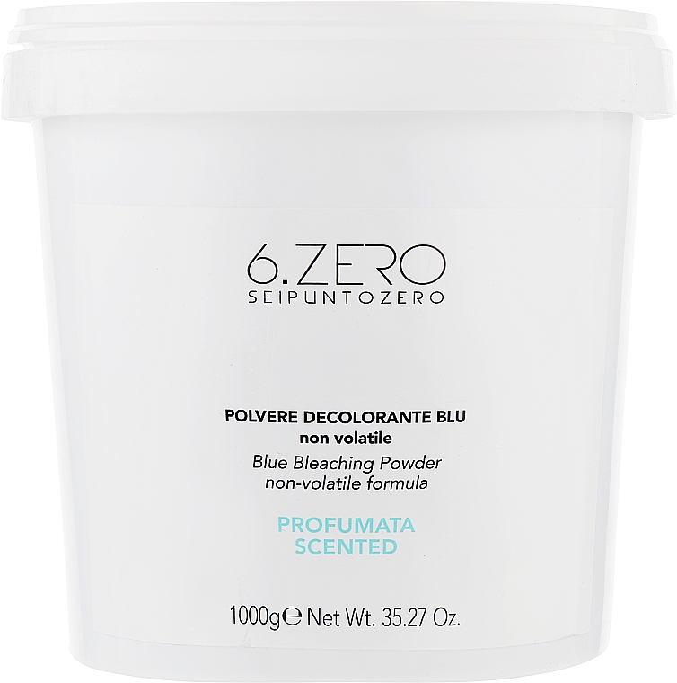 Парфумований освітлювальний порошок блакитного кольору - Seipuntozero Scented Blue Compact Bleaching Powder — фото N1