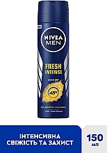 Антиперспірант "Інтенсивна свіжість" - NIVEA MEN Fresh Intense Anti-Perspirant Spray 48H — фото N2