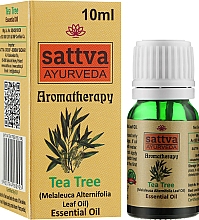 Эфирное масло "Чайное дерево" - Sattva Ayurveda Tea Tree Essential Oil — фото N2