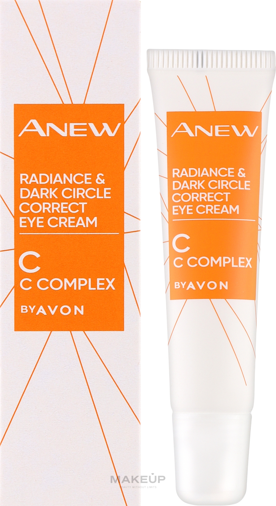 Крем для кожи вокруг глаз "Максимальное сияние" - Avon Anew Radiance & Dark Circle Correct Eye Cream — фото 15ml