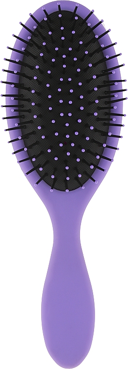 Щетка для волос массажная С0256, 22х7 см, фиолетовая с черным - Rapira — фото N4