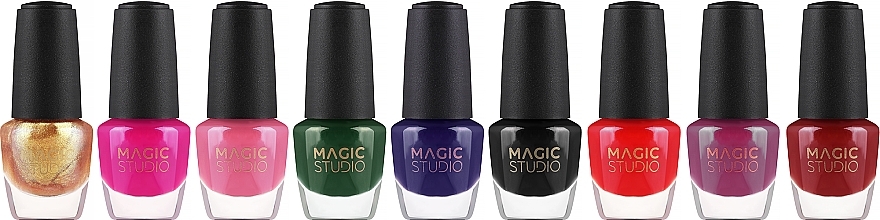 Набір лаків для нігтів - Magic Studio (nail polish/9х3ml) — фото N1