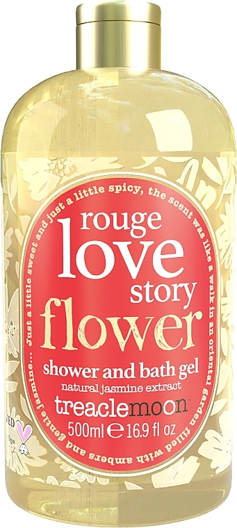 Гель для душа и ванны с экстрактом жасмина - Treaclemoon Rouge Love Story Flower Shower And Bath Gel — фото N1