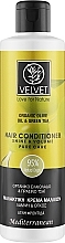Кондиціонер для блиску та об'єму волосся - Velvet Love for Nature Organic Olive & Green Tea Hair Conditioner — фото N1