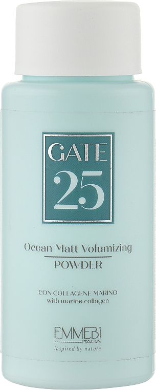 Матова пудра для об'єму волосся - Emmebi Italia Gate 25 Ocean Matt Volumizing Powder — фото N1