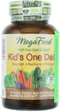 Мультивитамины "Одна таблетка в день для детей и подростков" - Mega Food Kid’s One Daily Vegetarian Dietary Supplement — фото N1