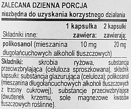 Харчова добавка "Полікозанол", 90 капсул, 10 мг - Now Foods — фото N3