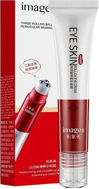 Крем для кожи вокруг глаз с тремя роликами - Images Roll-on Eye Cream Moisturizing — фото N1