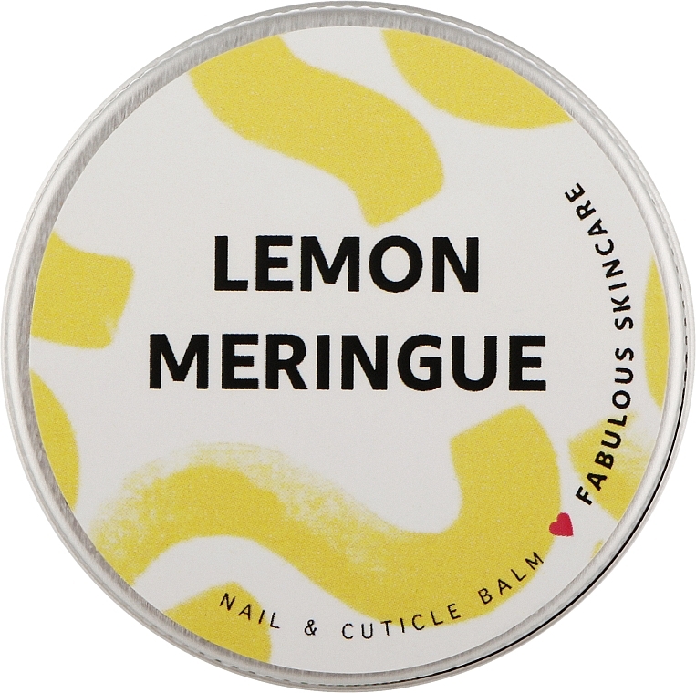 Бальзам для нігтів і кутикули - Fabulous Skincare Lemon Meringue — фото N1