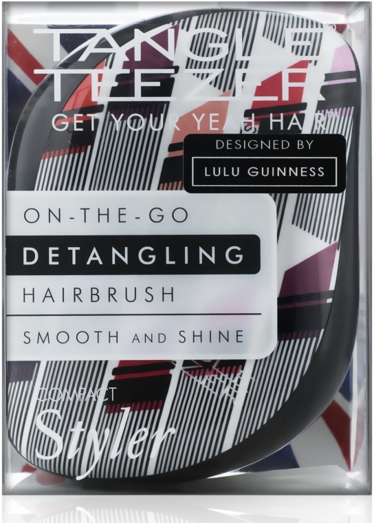 Щітка для волосся - Tangle Teezer Compact Styler Smooth & Shine Brush Lulu Guinness — фото N5