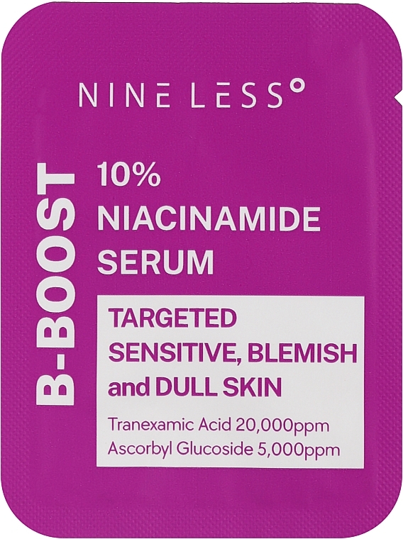 Сыворотка для сужения пор с ниацинамидом 10% - Nineless B-Boost 10% Niacinamide Serum (пробник) — фото N1