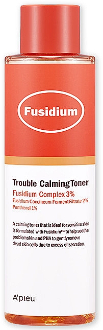 Успокаивающий тоник для лица - A'pieu Fusidium Trouble Calming Toner — фото N1