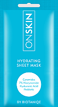 Духи, Парфюмерия, косметика Тканевая маска для лица - Biotaniqe OnSkin Hydrating Sheet Mask