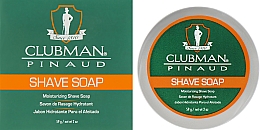 Натуральное мыло для бритья - Clubman Pinaud Shave Soap — фото N1