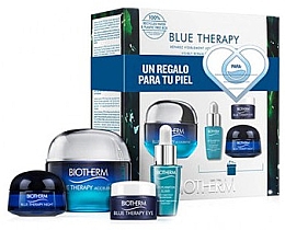 Духи, Парфюмерия, косметика Набор - Biotherm Blue Therapy (day/cream/50ml + night/cream/15ml + elixir/7ml + eye/cr/5ml)