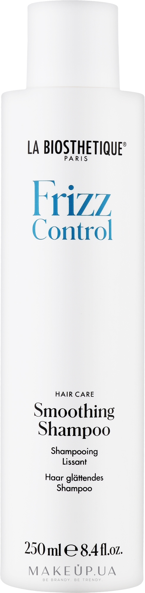 Розгладжувальний шампунь для неслухняного волосся - La Biosthetique Frizz Control Smoothing Shampoo — фото 250ml