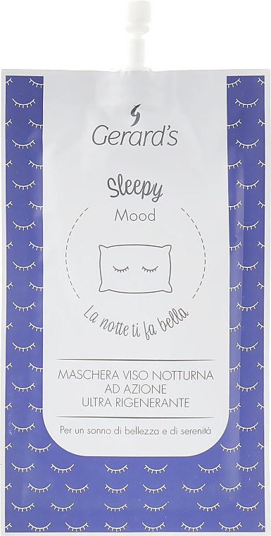 Ночной бальзам для лица - Gerard's Cosmetics Mood Masks Sleepy Mood