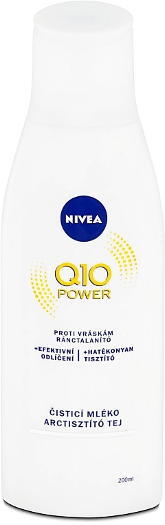 Очищувальне молочко для обличчя проти зморшок - NIVEA Visage Q10 Power Anti-Wrinkle Cleansing Milk — фото N1