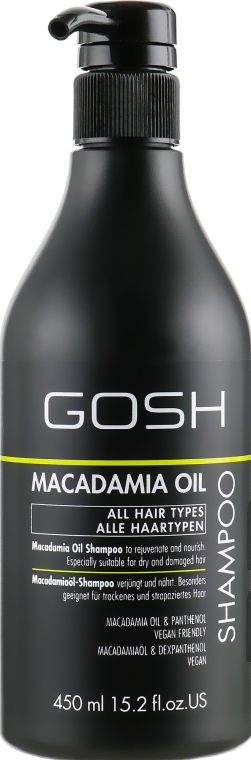 Шампунь для волос - Gosh Copenhagen Macadamia Oil Shampoo — фото N3
